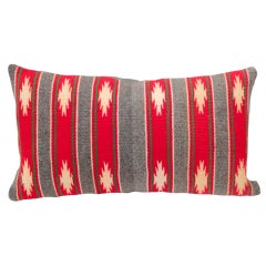 Navajo Indian Weaving Striped Pillow Navajo Indian Weaving Striped Pillow
