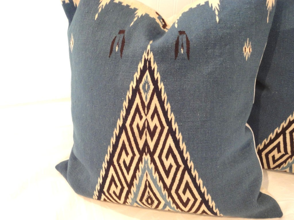 Indian Weaving Texcoco Pillows w/ Blanket Backing