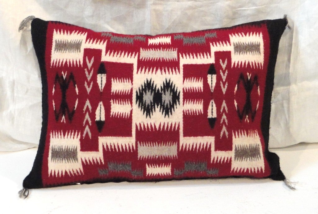 Navajo Indian Weaving/Two Grey Hills Pillow