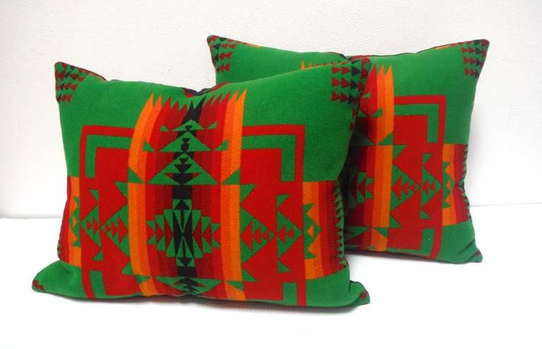 Pendleton Indian Blanket Pillows/Pair
