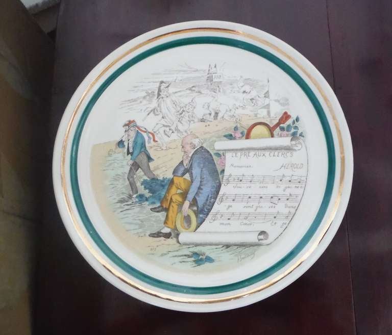 French Opera Plates by Parry Vielle 1