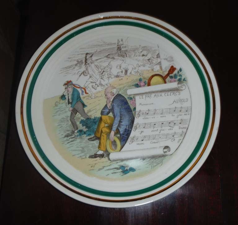 French Opera Plates by Parry Vielle 3