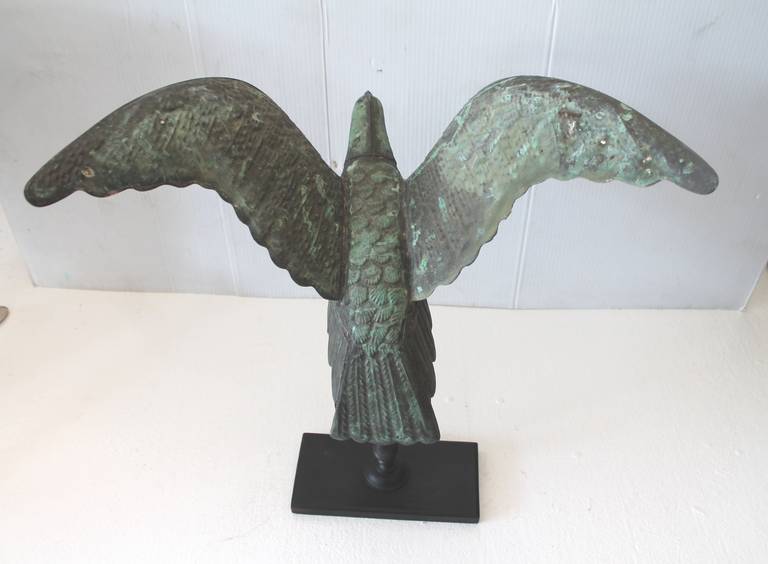 antique copper eagle weathervane