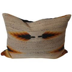 Navajo Indian Weaving Feather Pattern Pillow