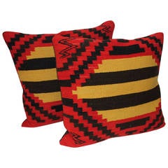 Geometric Navajo Indian Weaving Pillows
