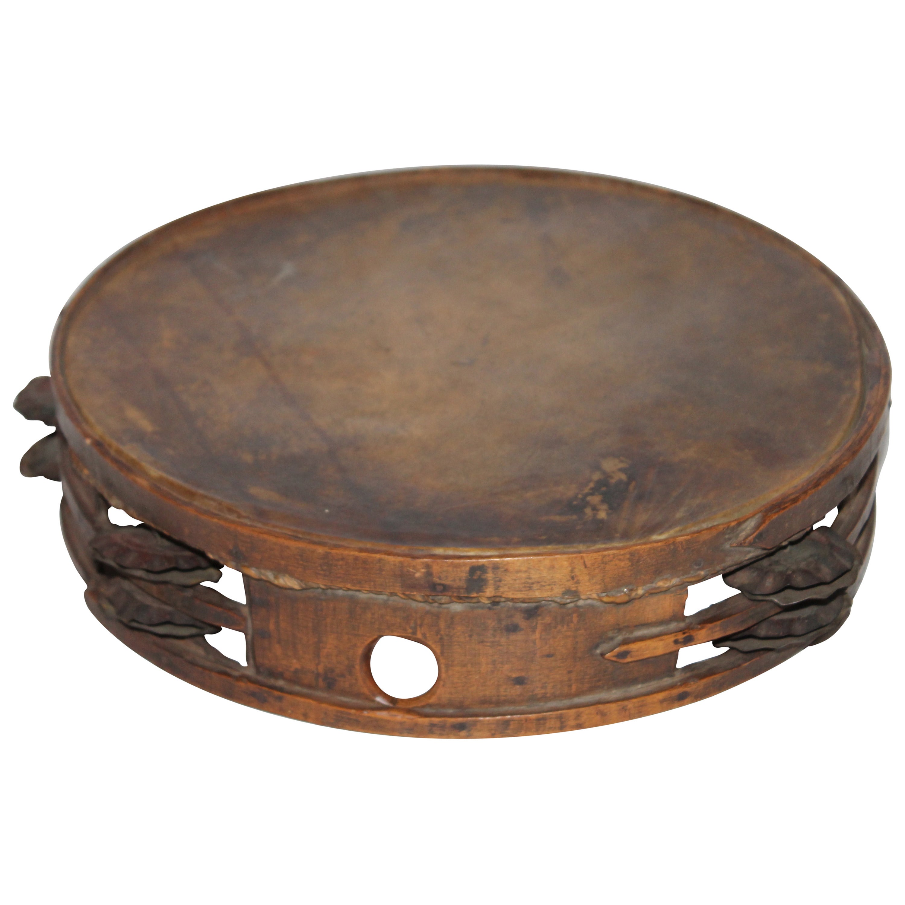 Early 19th Century  American Tambourine from New England