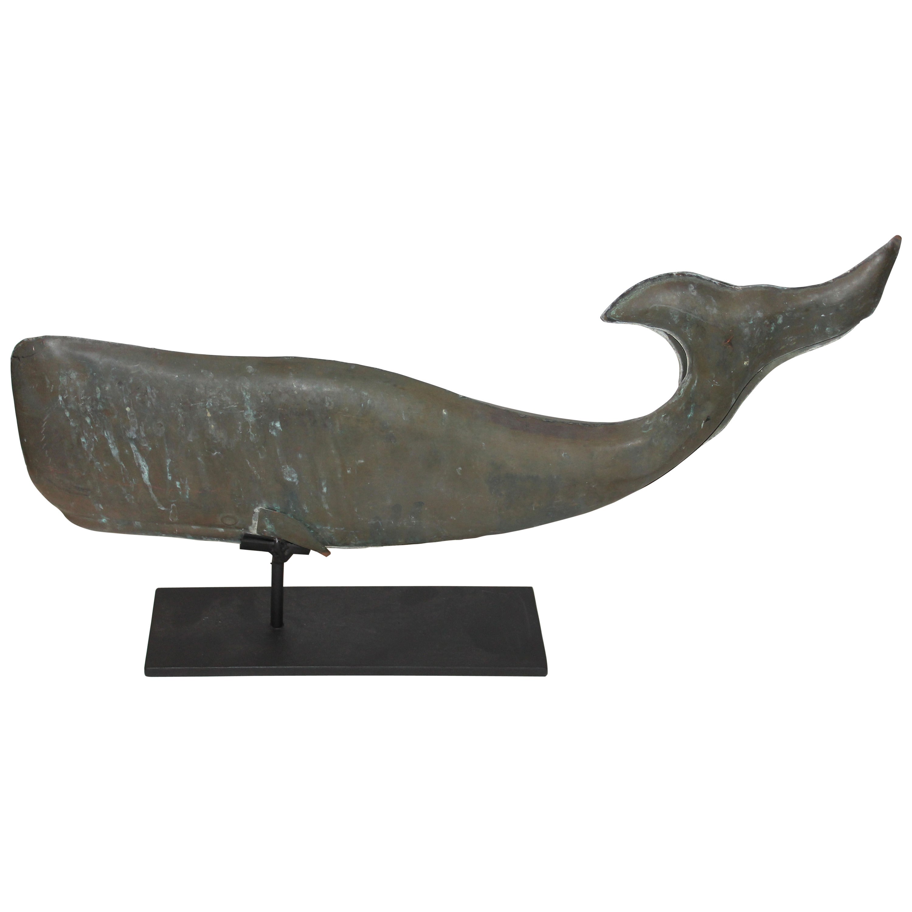 Mid-20th Century Whale Weathervane