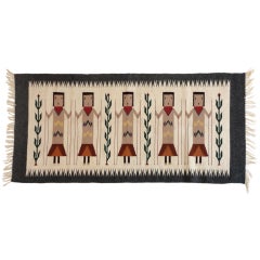 Fantastic Yea Indian Weaving W Wonderful Feather Form Border