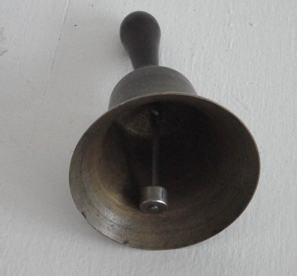 19thc  Brass Dinner Bell From Pennsylvania 1