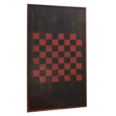 19thc New England Original Painted Large Gameboard