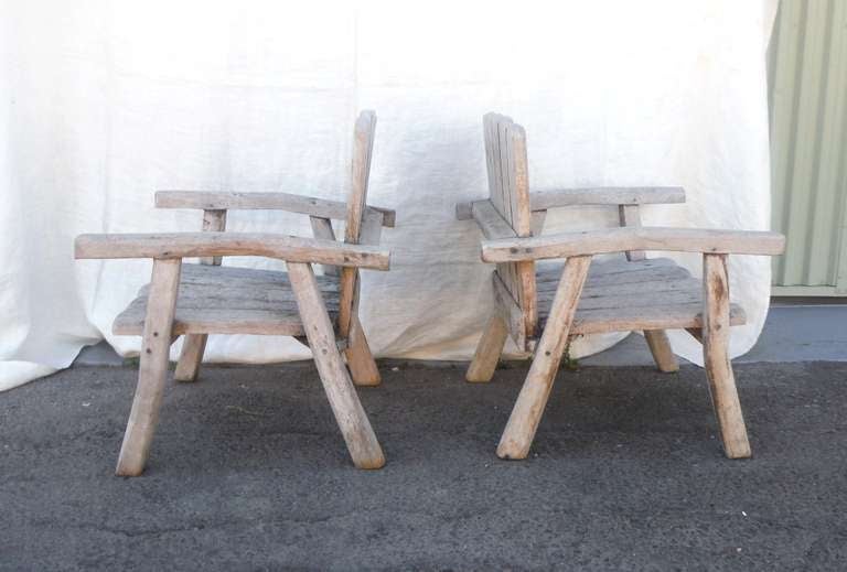 Children's Adirondack Vintage Chairs In Excellent Condition In Los Angeles, CA