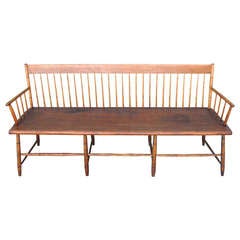 Bamboo-Turned Windsor Settee