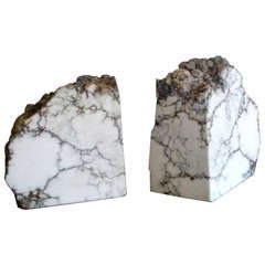Monumental Marble Bookends