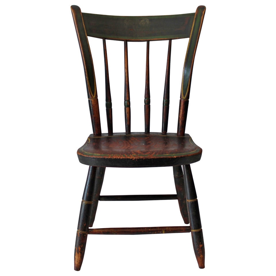 19th Century Early New England Child's Chair