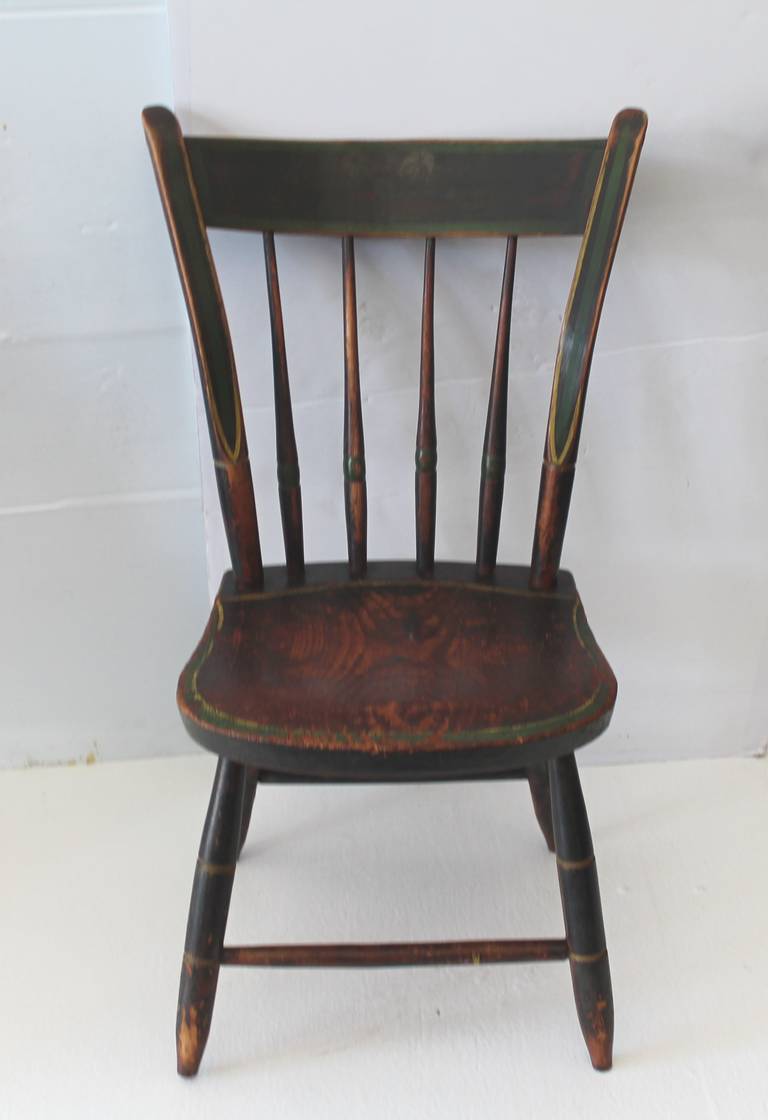 American 19th Century Early New England Child's Chair