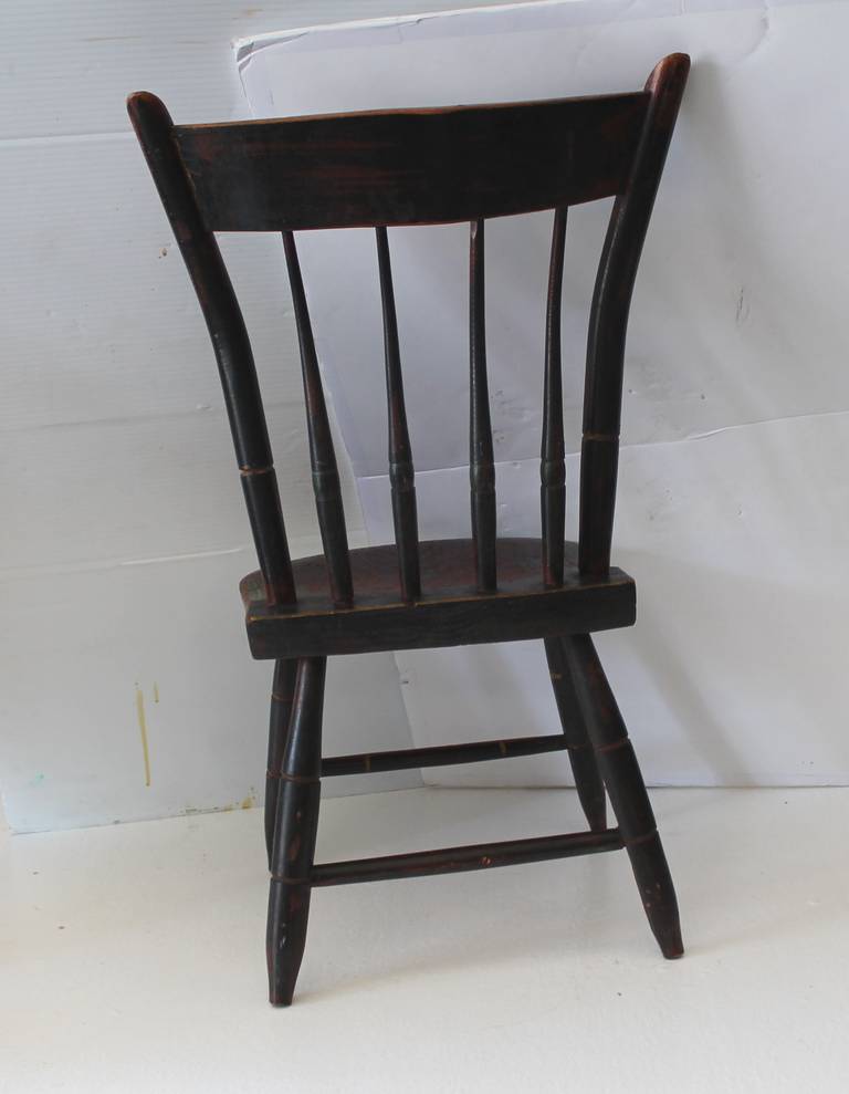 19th Century Early New England Child's Chair 1
