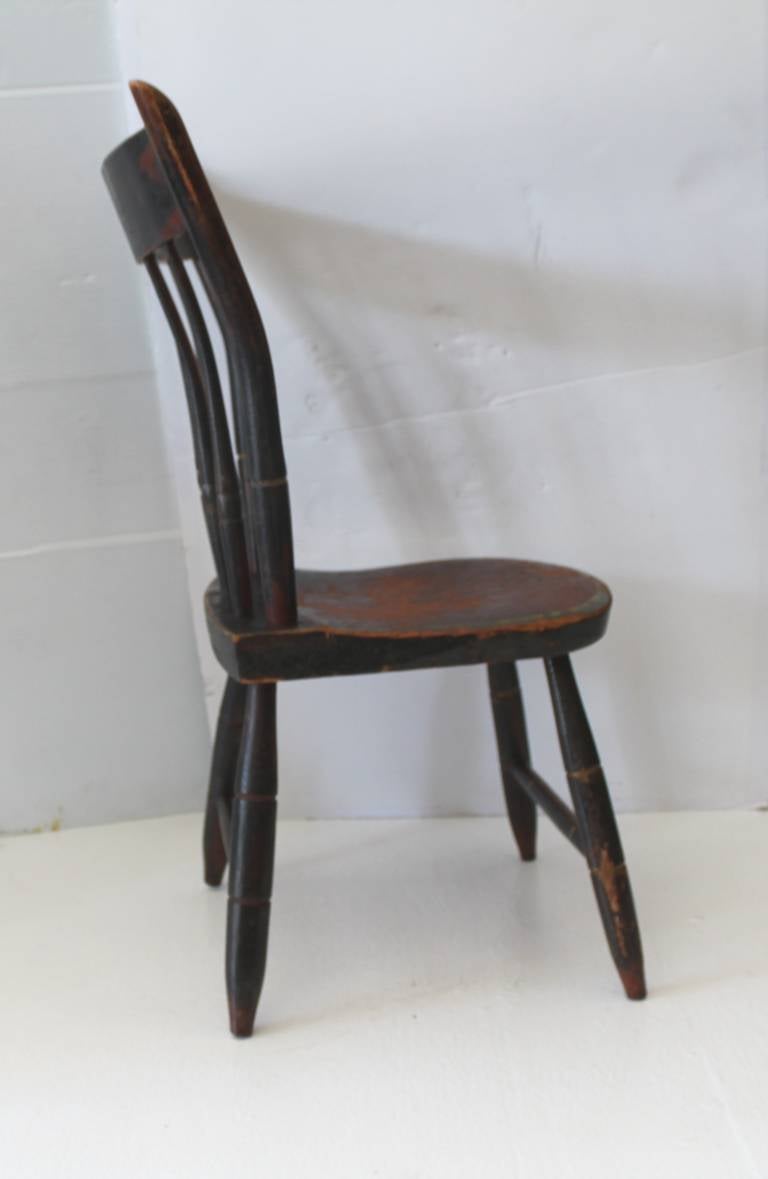 19th Century Early New England Child's Chair 2