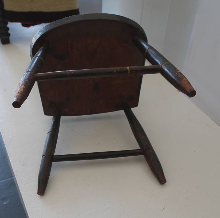 19th Century Early New England Child's Chair 3