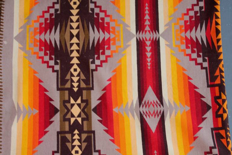 Adirondack Early 1909 Cayuse Pendleton Indian Design Blanket