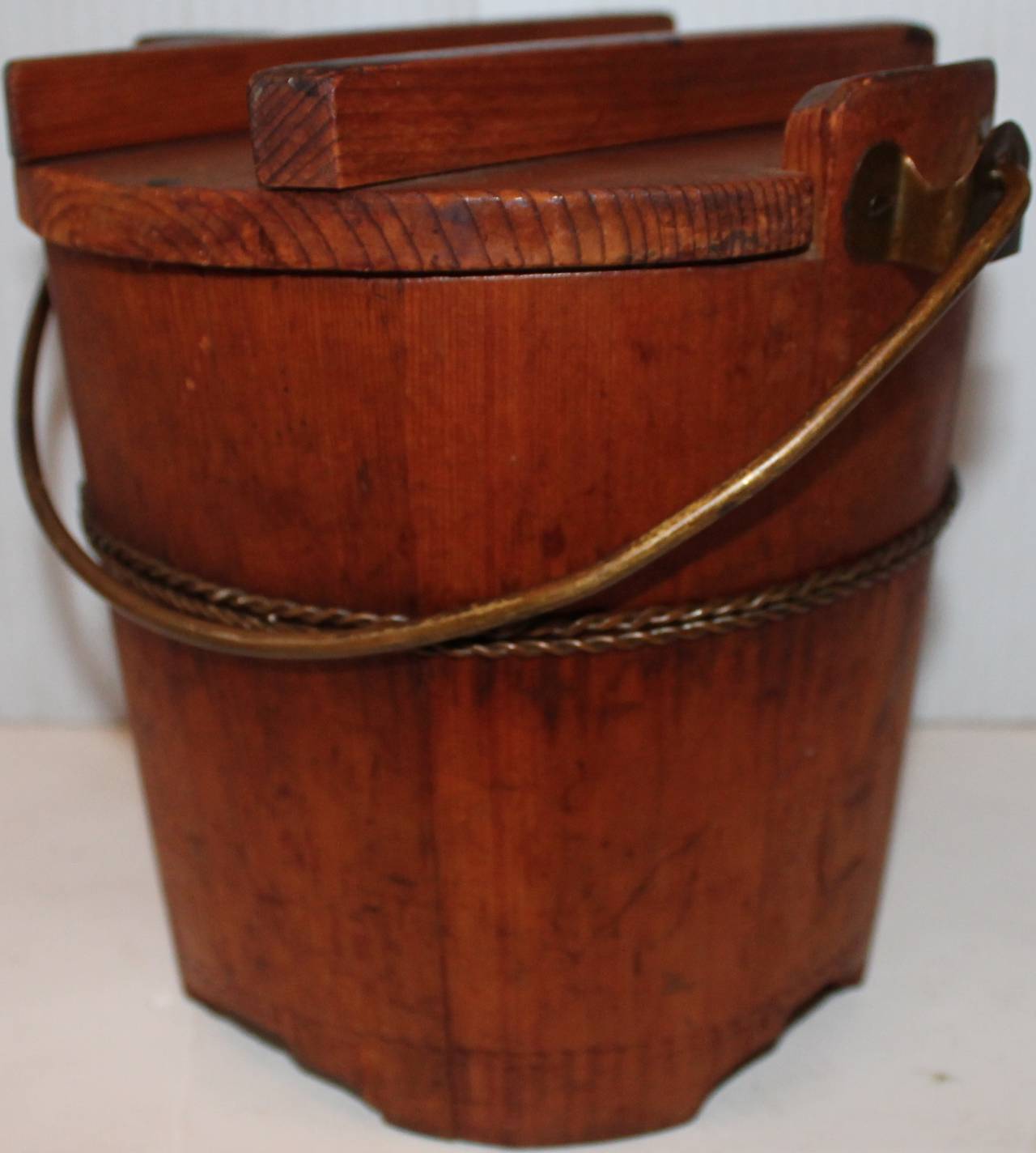 antique sugar bucket