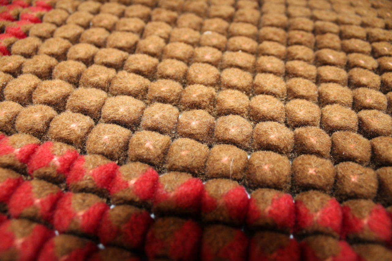 Adirondack Mat de table tissé à la main du 19ème siècle en Pennsylvanie en vente