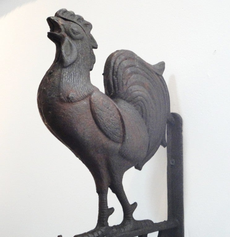 rooster cast iron dinner bell