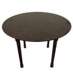 Used 19thc  Round Small Dinning/kitchen Table