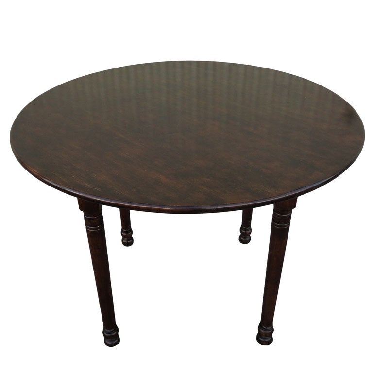 19thc  Round Small Dinning/kitchen Table