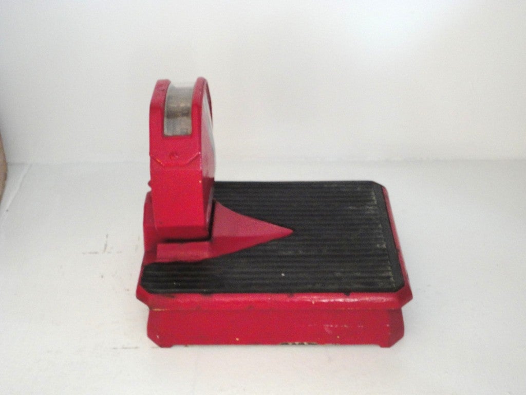 Vintage Coca-Cola Red Painted Iron Weight Scale 2