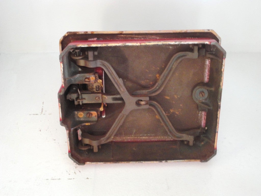 Vintage Coca-Cola Red Painted Iron Weight Scale 3