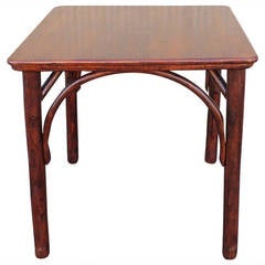 Signed Old Hickory End or Card Table