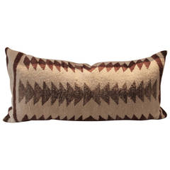 Amazing Flying Geese Navajo Weaving Bolster Pillow