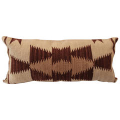 Early Navajo Weaving, Wind Mill Blades Bolster Pillow
