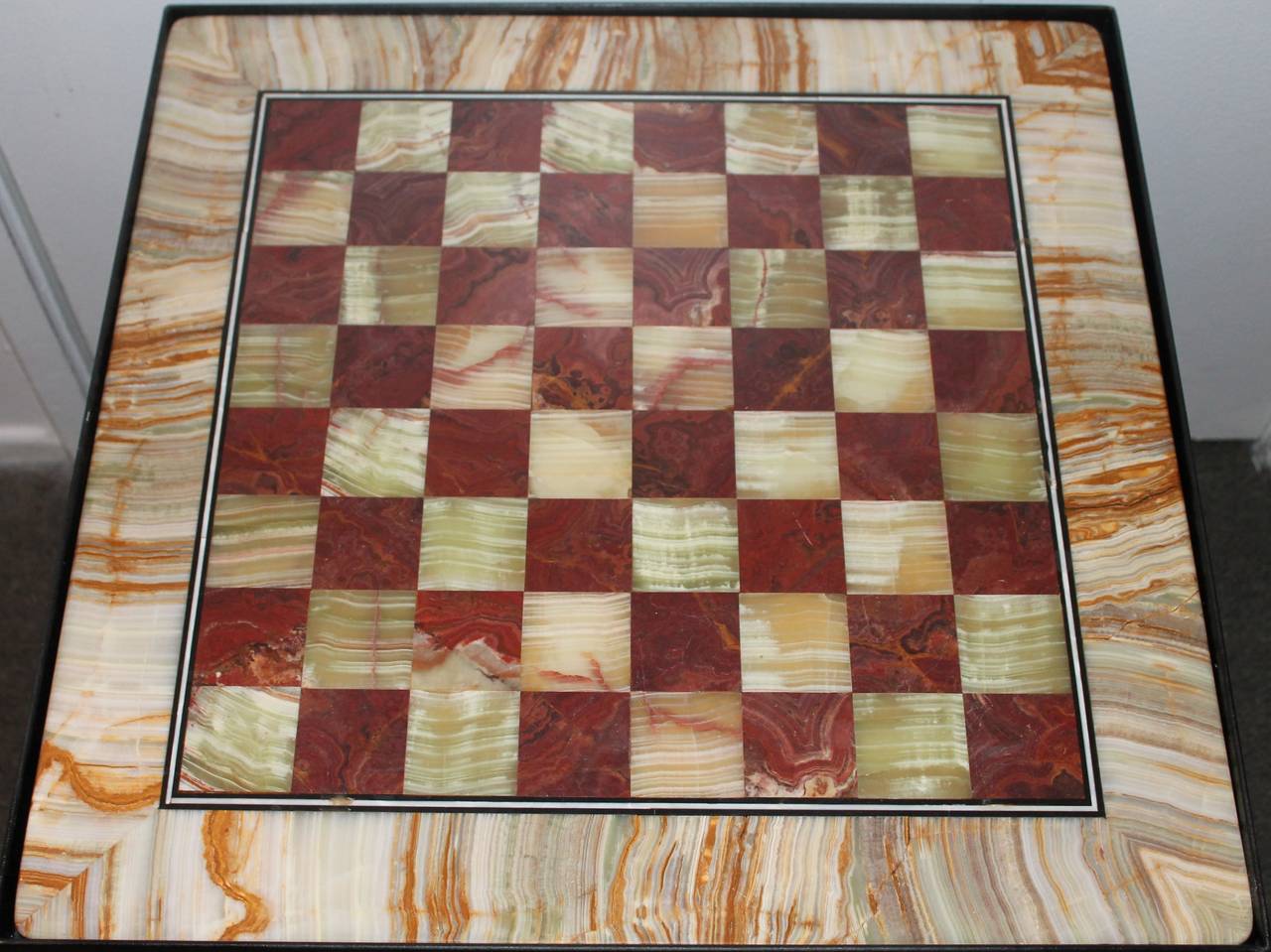 20th Century Amazing Oversize Marble Game Table For Sale