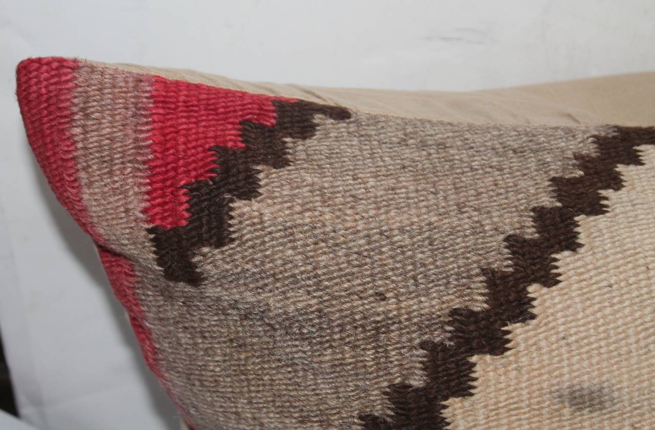 Country Monumental Navajo Indian Weaving Pillow