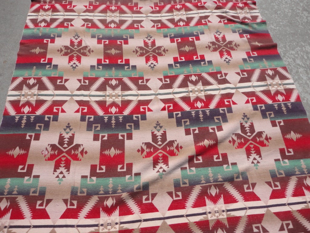 American Early Beacon Indian Design Cotton  Blanket