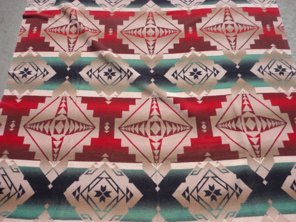 American Fantastic Geometric Cotton  Beacon Indian Design Blanket