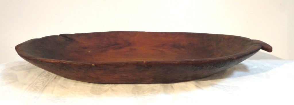 Early 19thc New England Dough Bowl