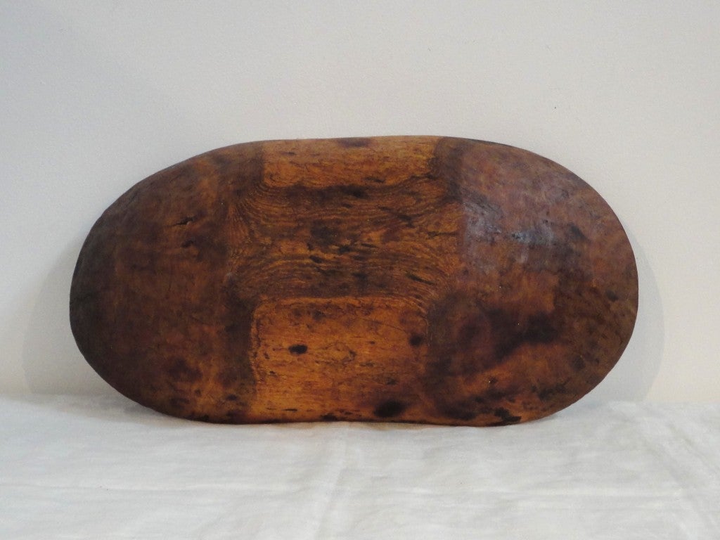 19th Century Early 19thc Large Dough Bowl From New England