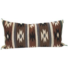 Navajo Indian  Weaving Geometric  Bolster Pillow
