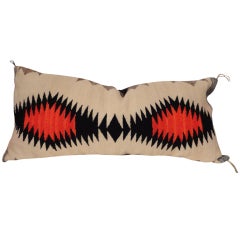 Navajo Indian Weaving Eye Dazzler Bolster Pillow