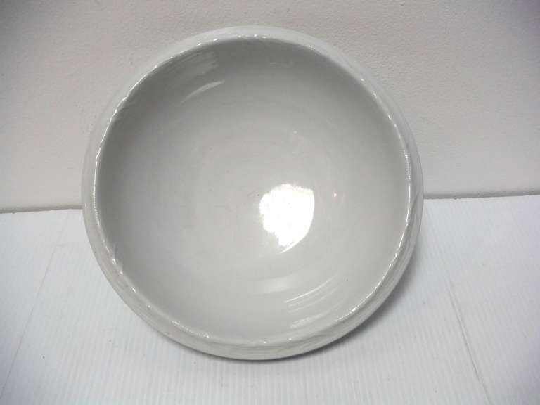 19th Century Early Large English Ironstone Serving Bowl
