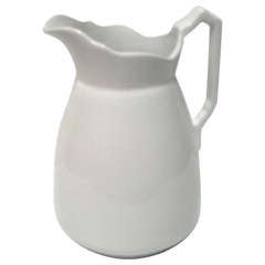 Large 19th Century English Ironstone Pitcher