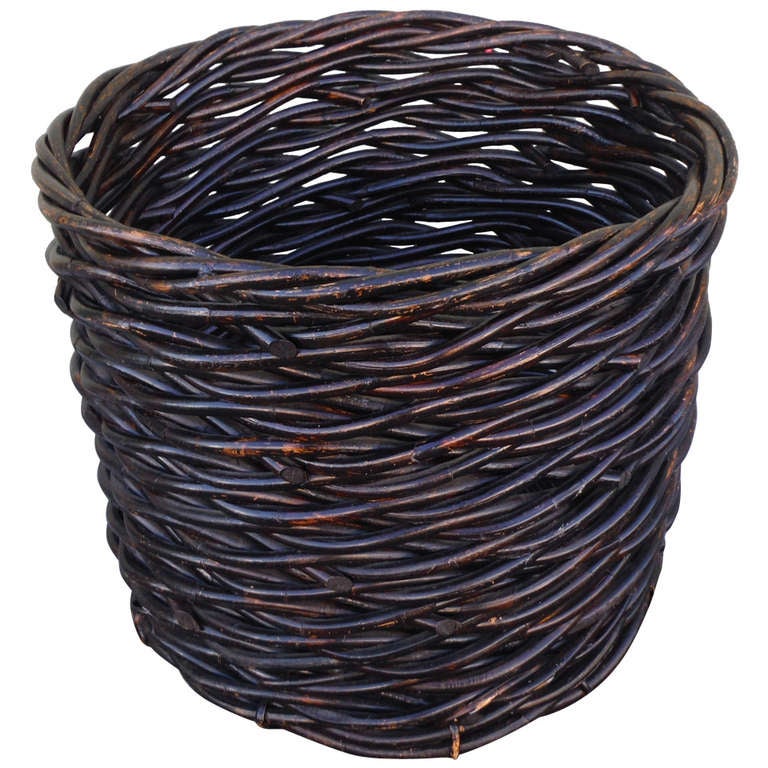 twig basket twig basket