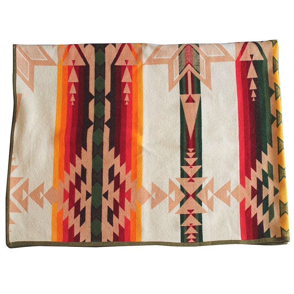 Rare Pendleton Indian Design or Star Cayuse Camp Blanket