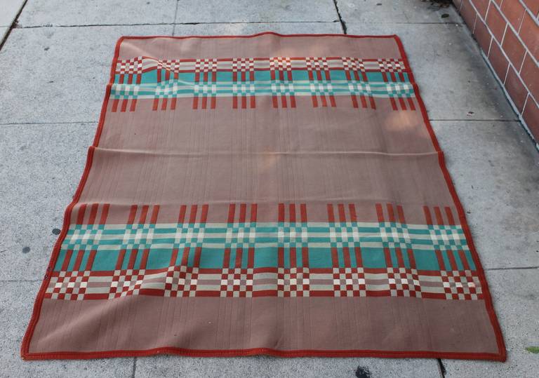 Early 20th Century Saddle or Horse Blanket In Good Condition In Los Angeles, CA