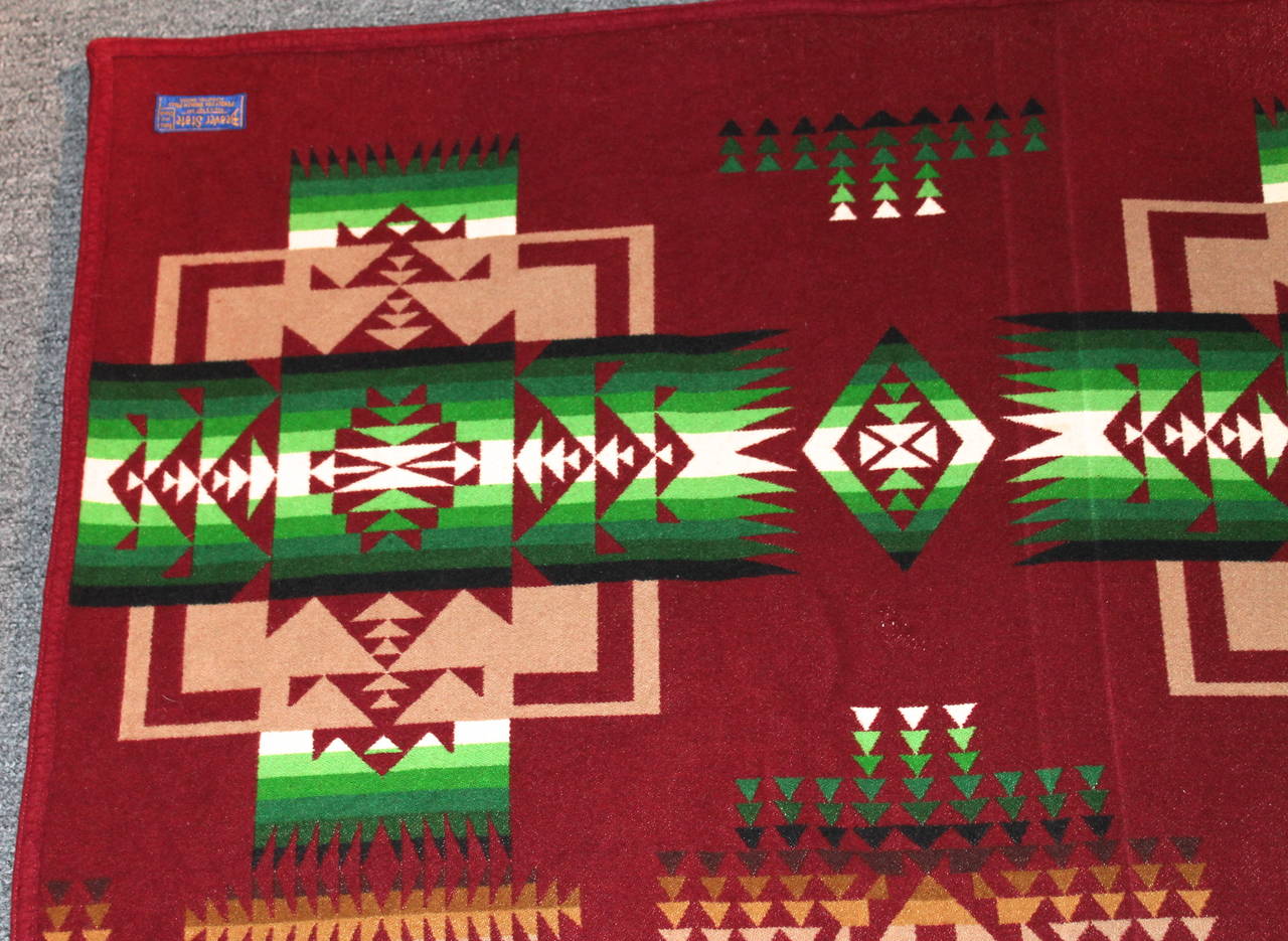 American Pendleton Vibrant Indian Design Blanket