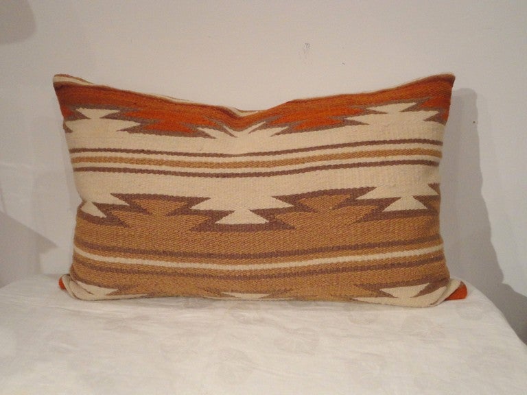 American  Navajo Indian  Saddle Blanket Weaving Pillows