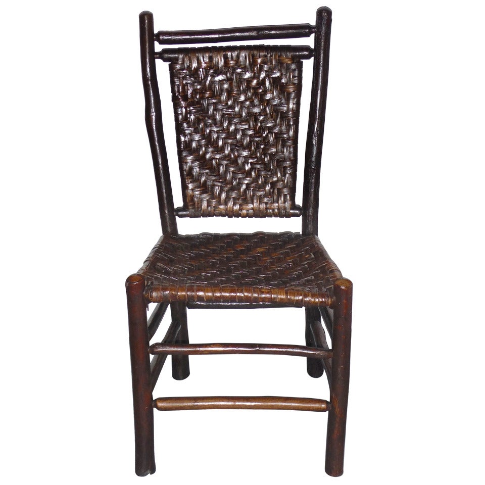 Fantastic Signed Old Hickory Side Chair
