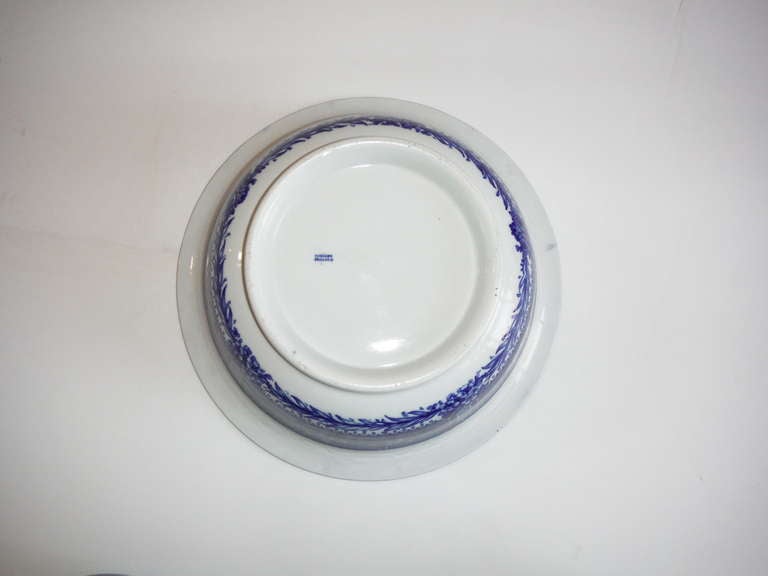 Cauldon England Historical Flow Blue Large Serving Bowl 2